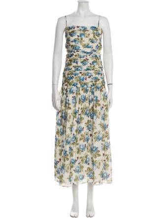 Posse Floral Print Long Dress