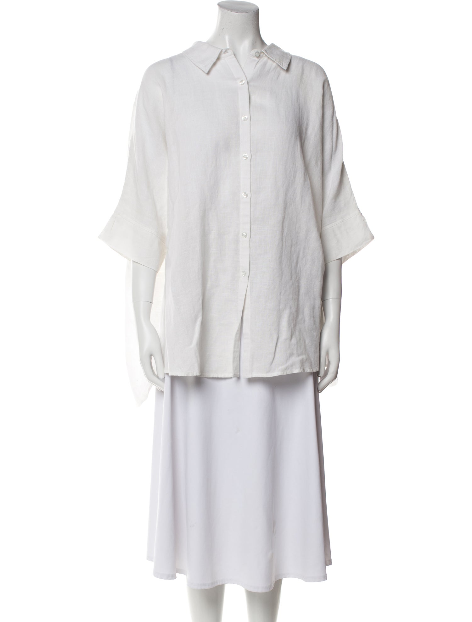 Posse Linen Three-Quarter Sleeve Tunic