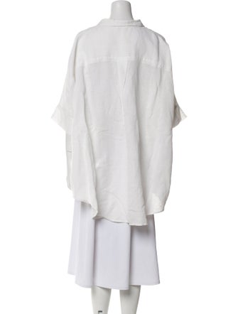 Posse Linen Three-Quarter Sleeve Tunic