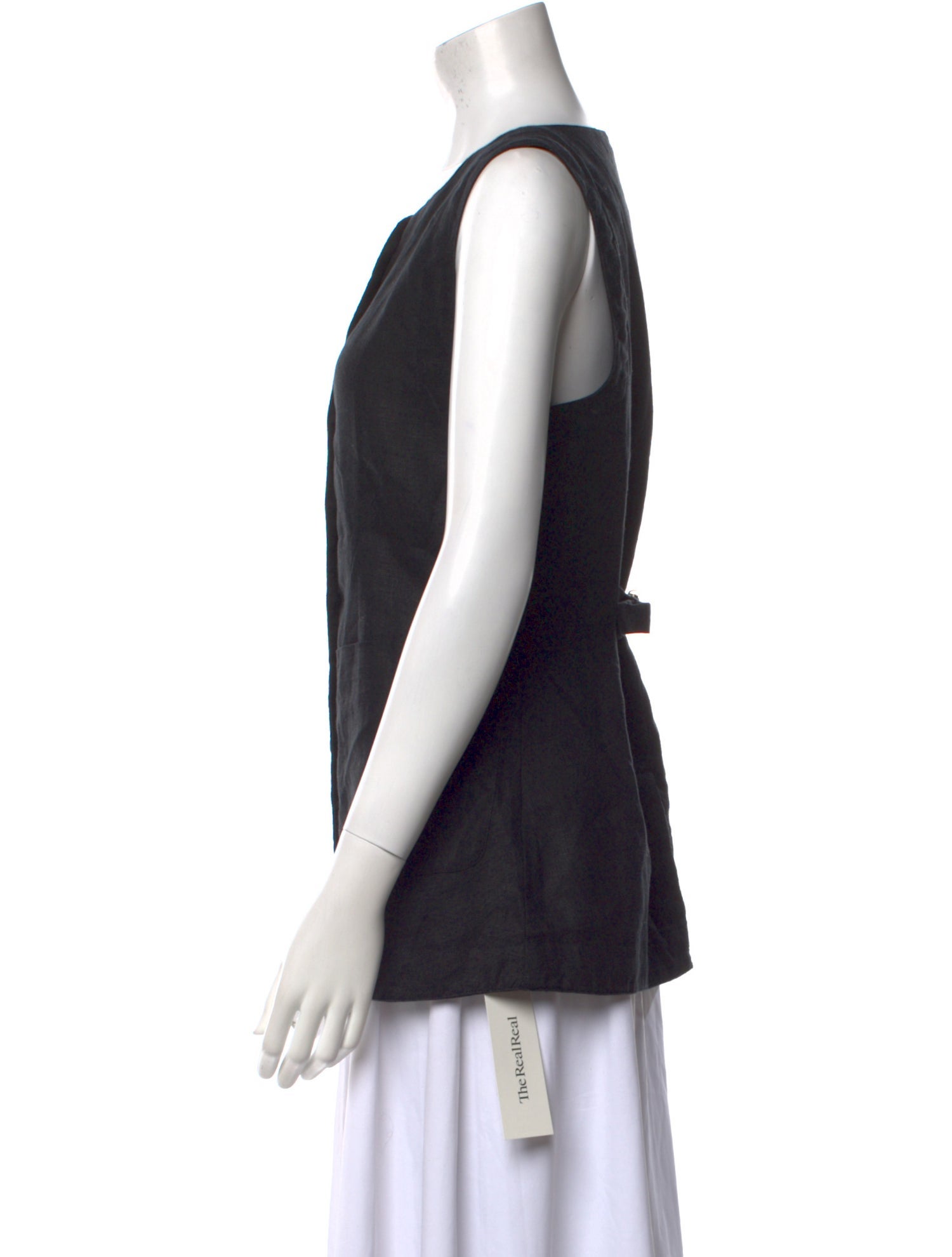 Posse Linen Square Neckline Top