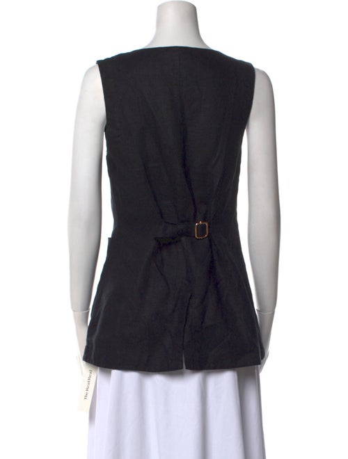 Posse Linen Square Neckline Top