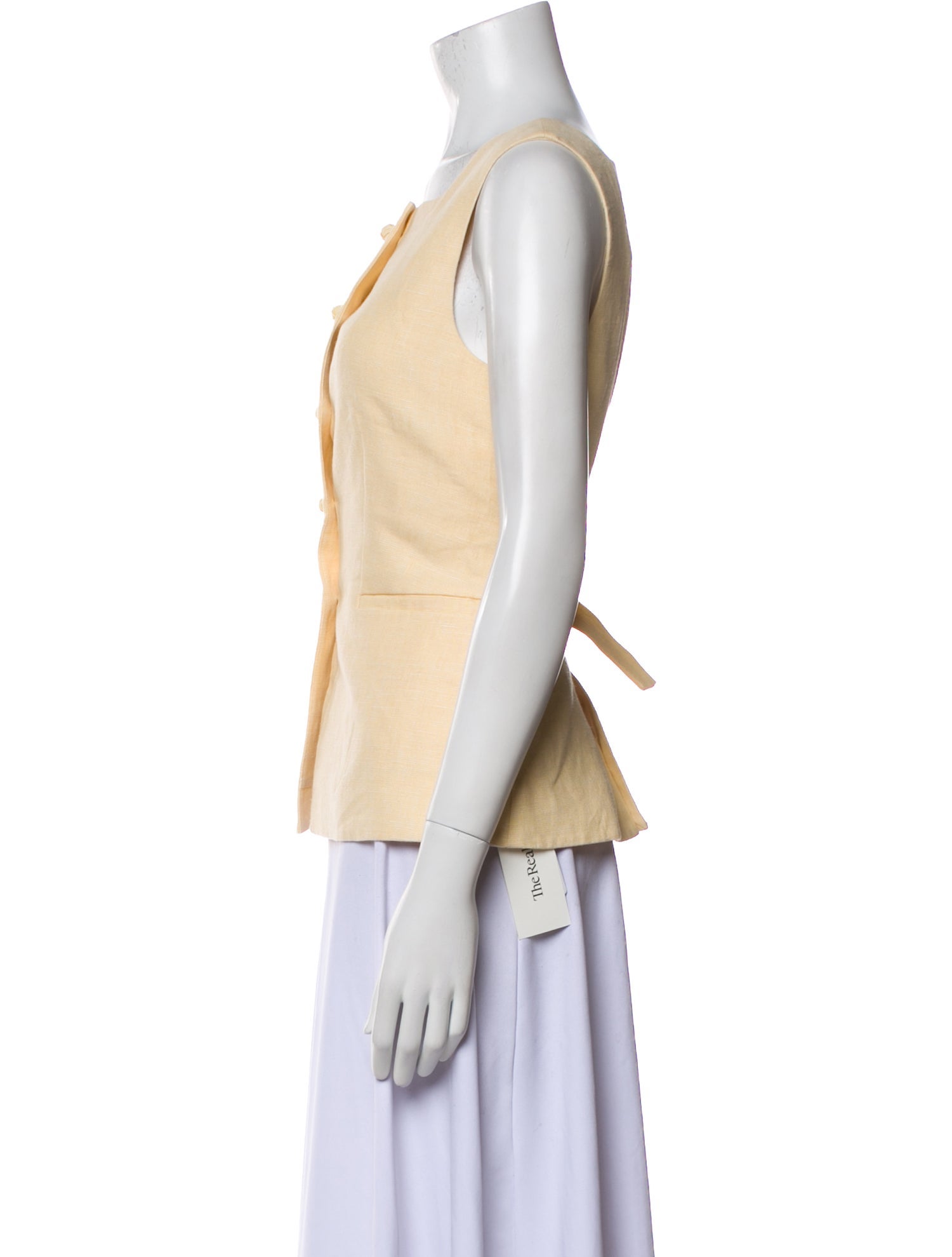 Posse Linen Square Neckline Top w/ Tags