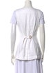 Posse Linen Scoop Neck Button-Up Top