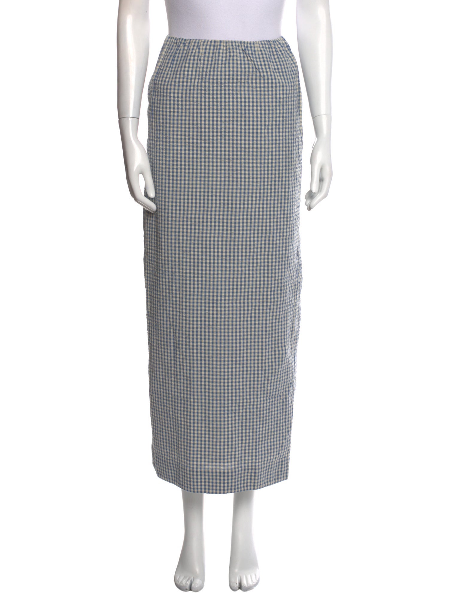 Posse Plaid Print Midi Length Skirt w/ Tags