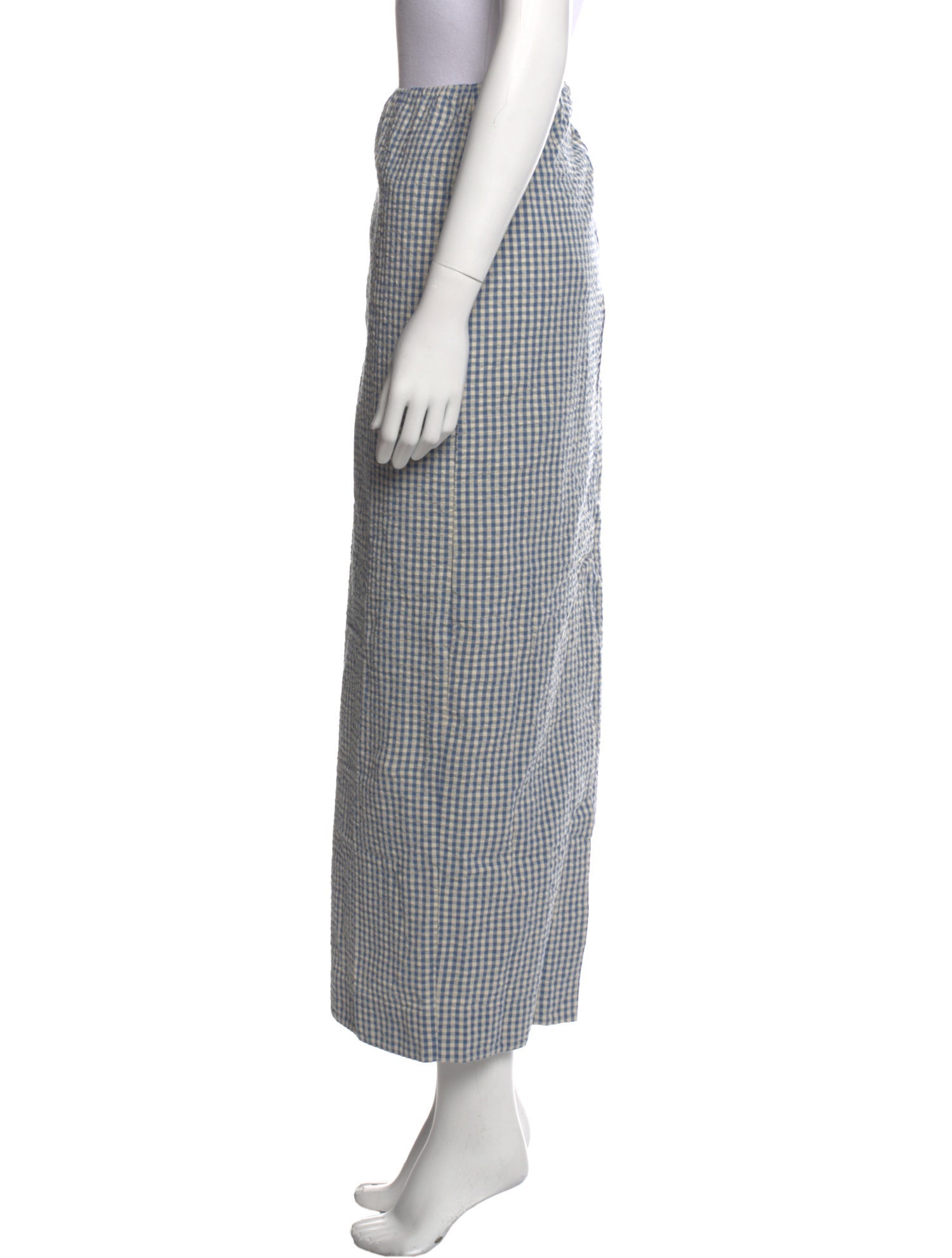 Posse Plaid Print Midi Length Skirt w/ Tags