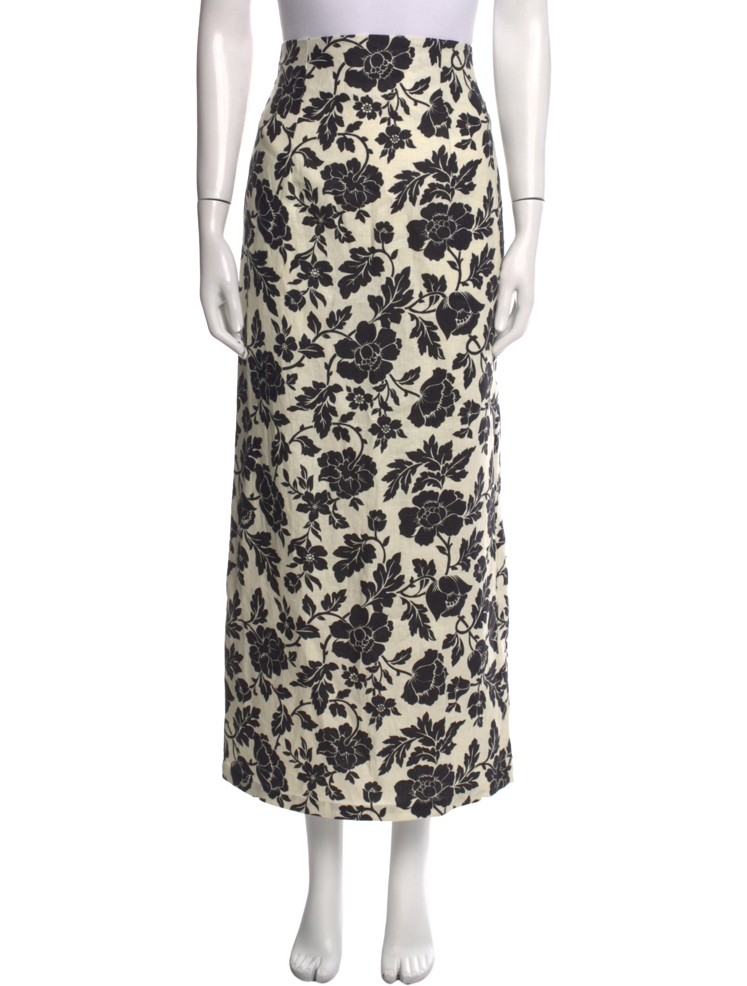 Posse Linen Midi Length Skirt