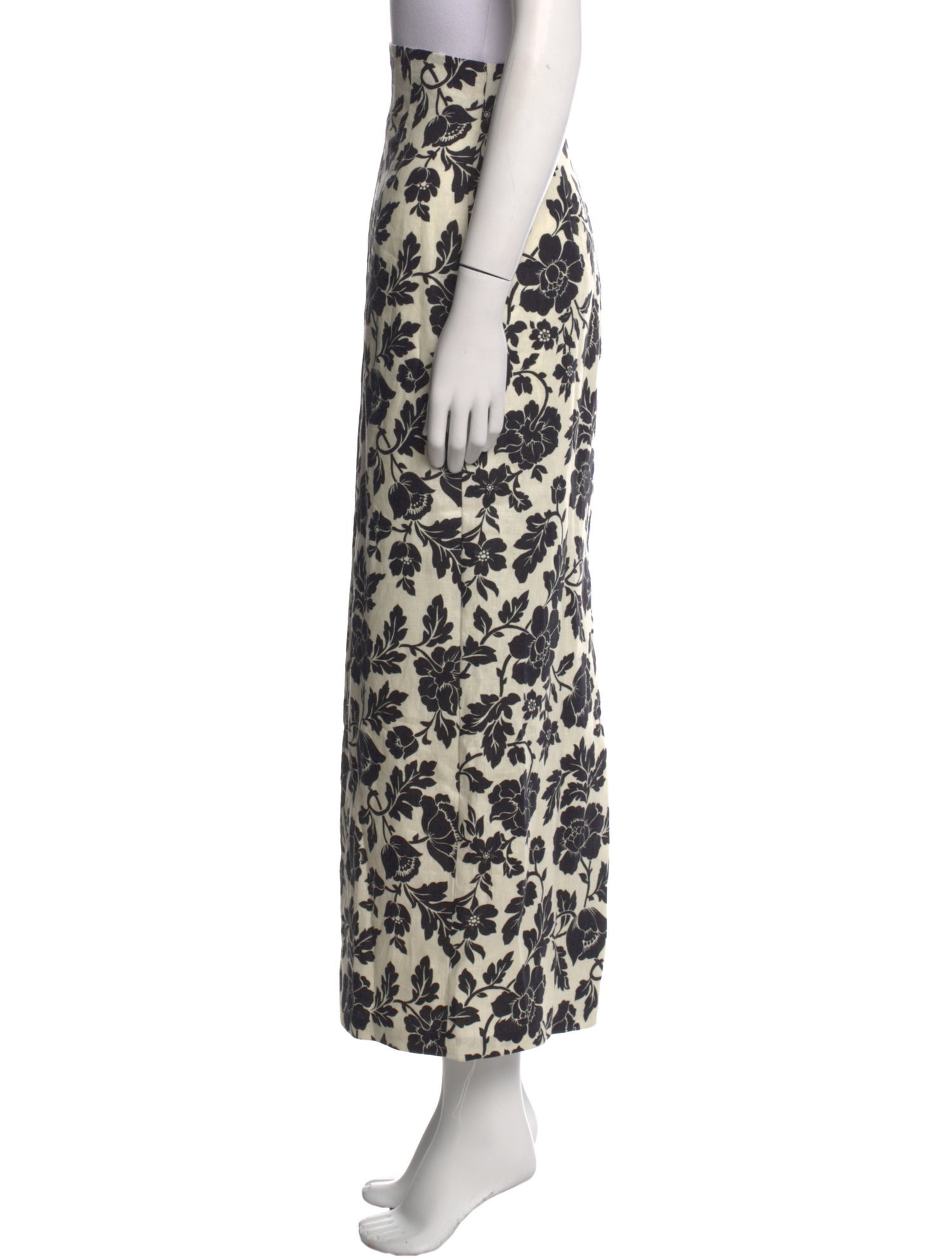 Posse Linen Midi Length Skirt