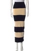 Posse Striped Midi Length Skirt