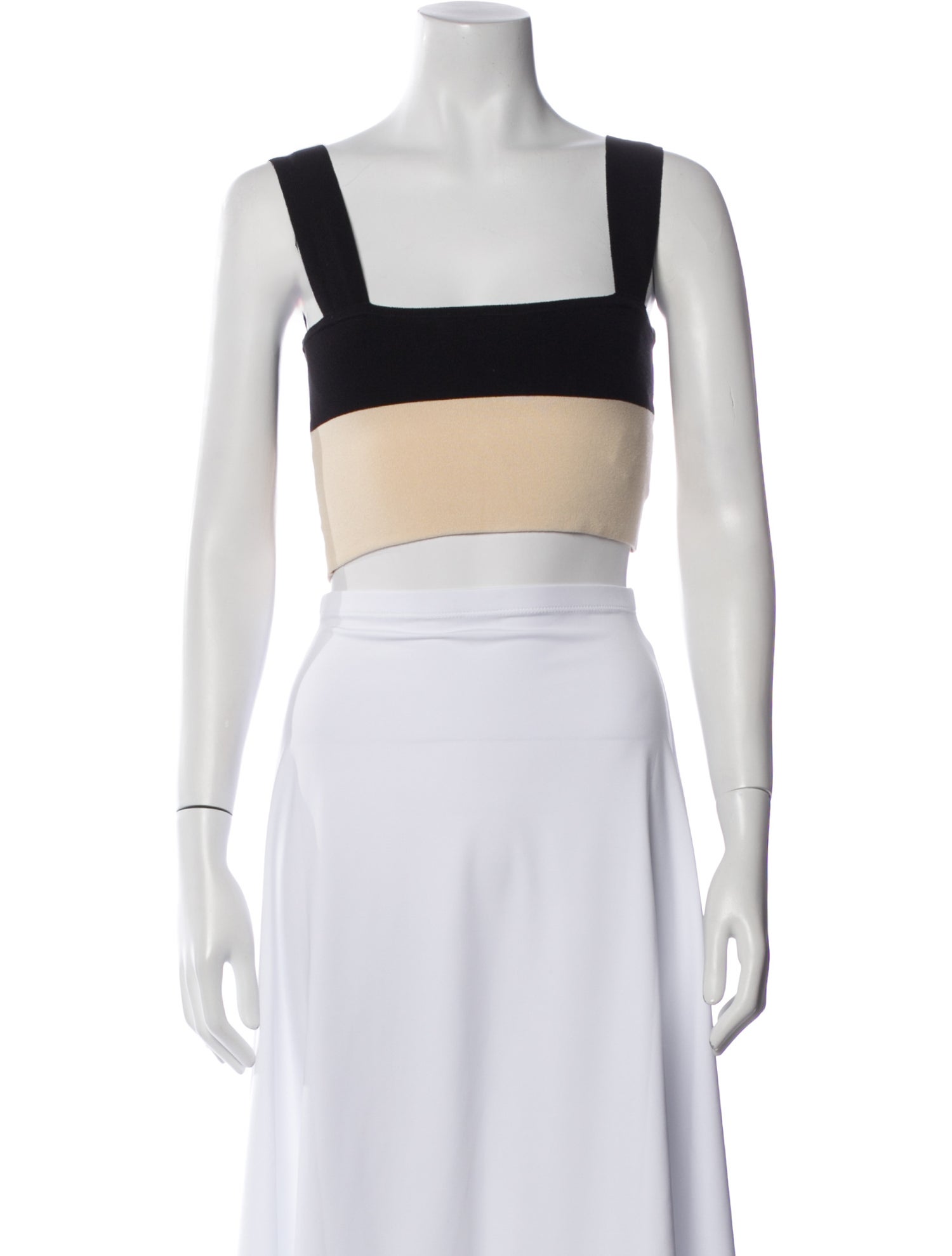 Posse Square Neckline Sleeveless Crop Top