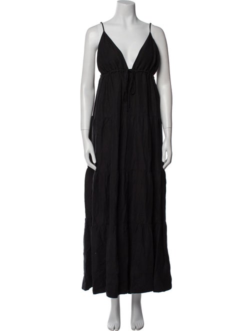 Posse V-Neck Long Dress