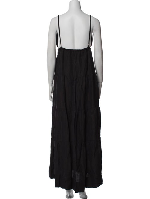 Posse V-Neck Long Dress