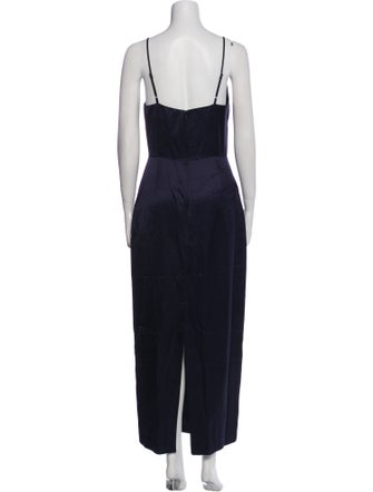 Posse Square Neckline Long Dress