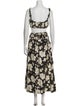 Posse Floral Print Ruffle Embellishment Skirt Set