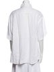 Posse Linen Short Sleeve Button-Up Top
