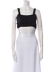 Posse Square Neckline Sleeveless Crop Top