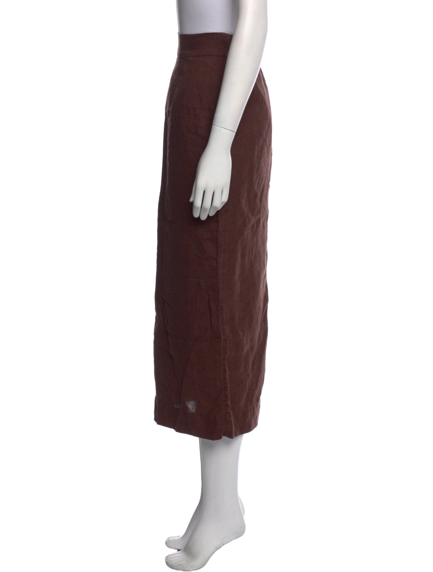 Posse Linen Midi Length Skirt