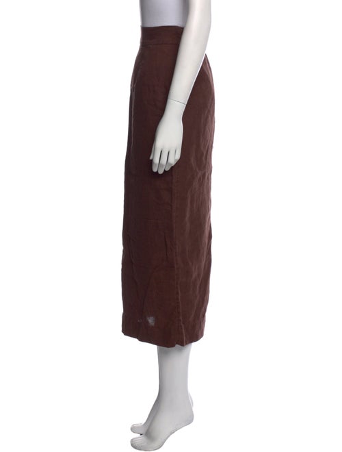 Posse Linen Midi Length Skirt