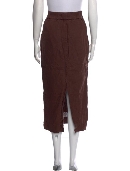 Posse Linen Midi Length Skirt