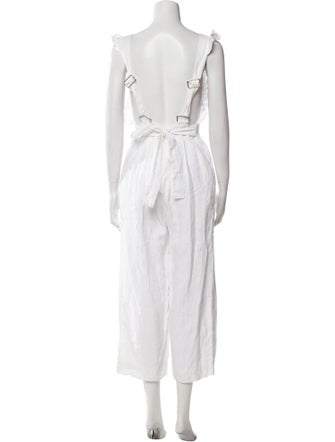 Posse Linen Square Neckline Jumpsuit