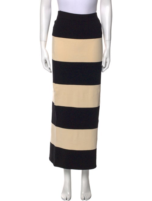 Posse Striped Midi Length Skirt
