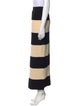 Posse Striped Midi Length Skirt