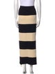 Posse Striped Midi Length Skirt