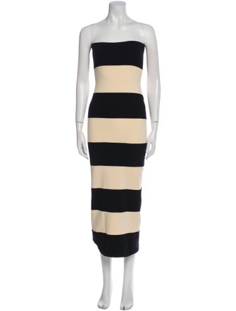 Posse Striped Midi Length Dress