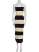 Posse Striped Midi Length Dress