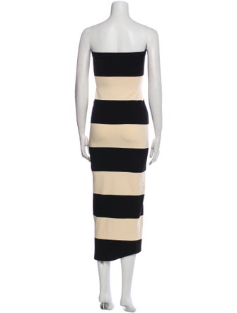 Posse Striped Midi Length Dress