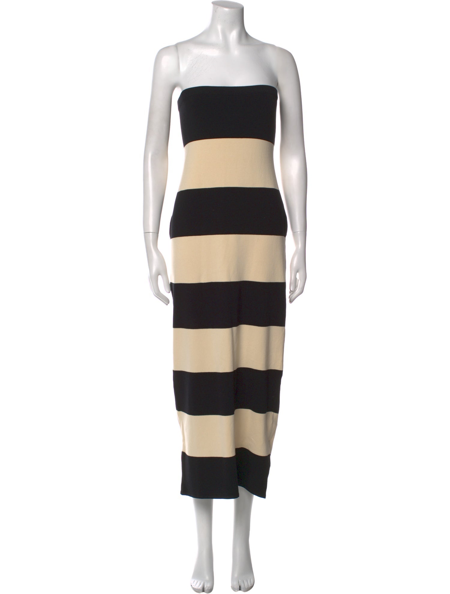 Posse Striped Midi Length Dress