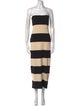 Posse Striped Midi Length Dress