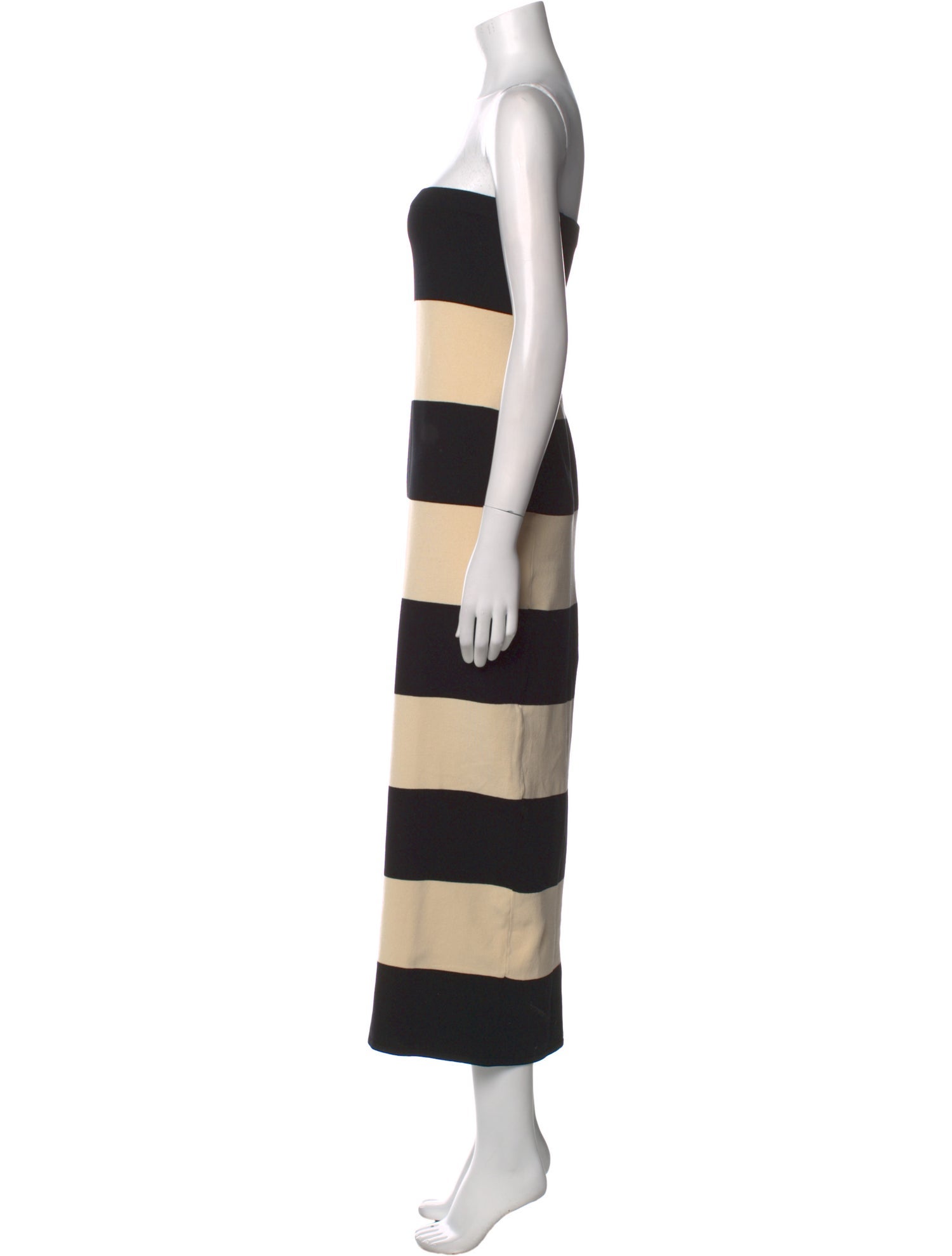 Posse Striped Midi Length Dress