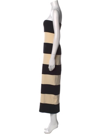 Posse Striped Midi Length Dress