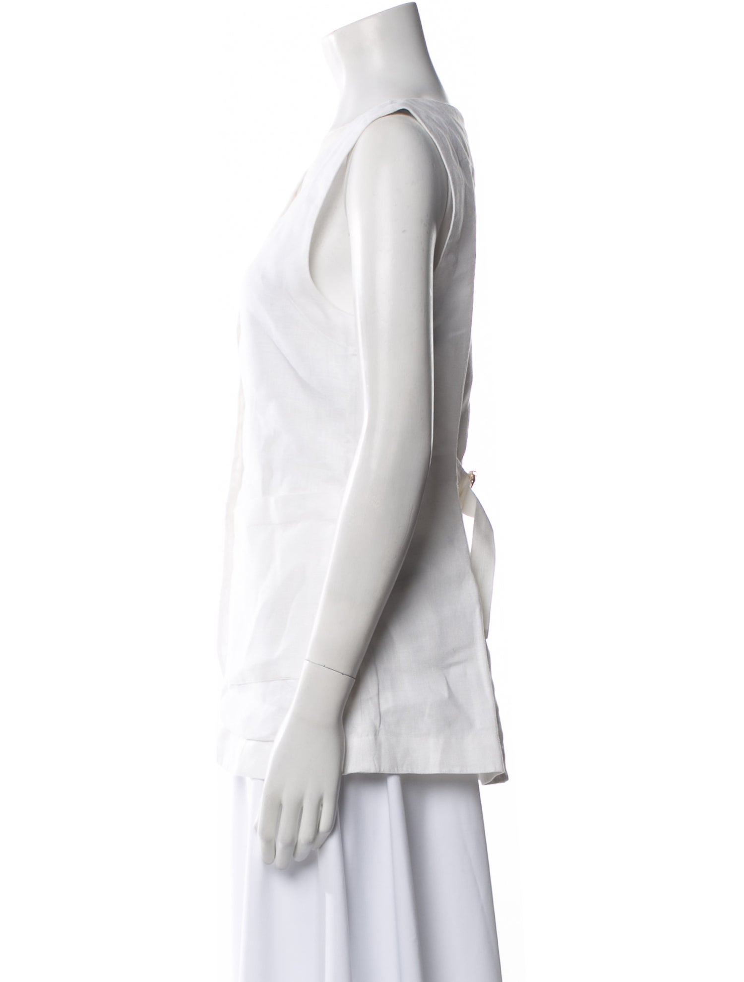 Posse Linen Scoop Neck Top