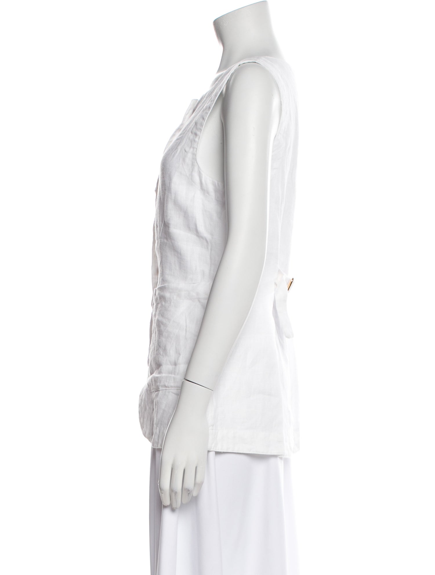 Posse Linen Scoop Neck Top