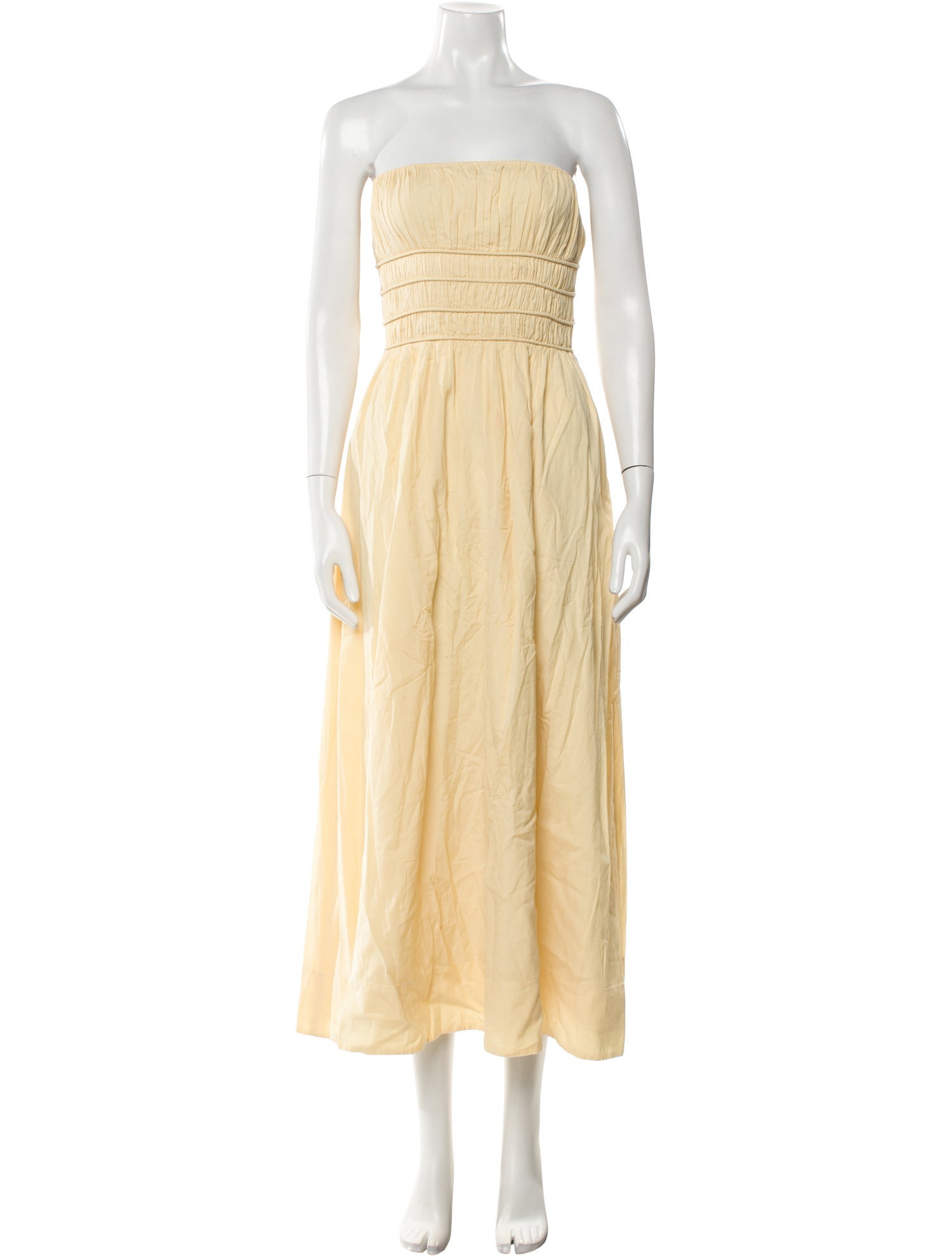 Posse Strapless Midi Length Dress