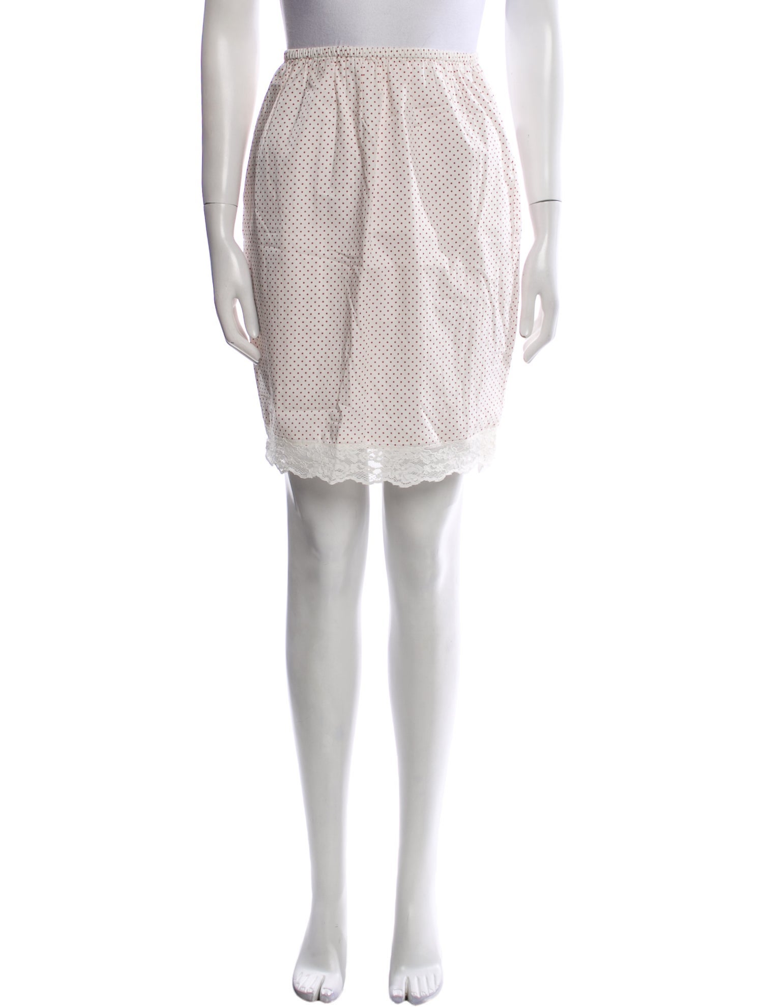 Posse Polka Dot Print Knee-Length Skirt w/ Tags