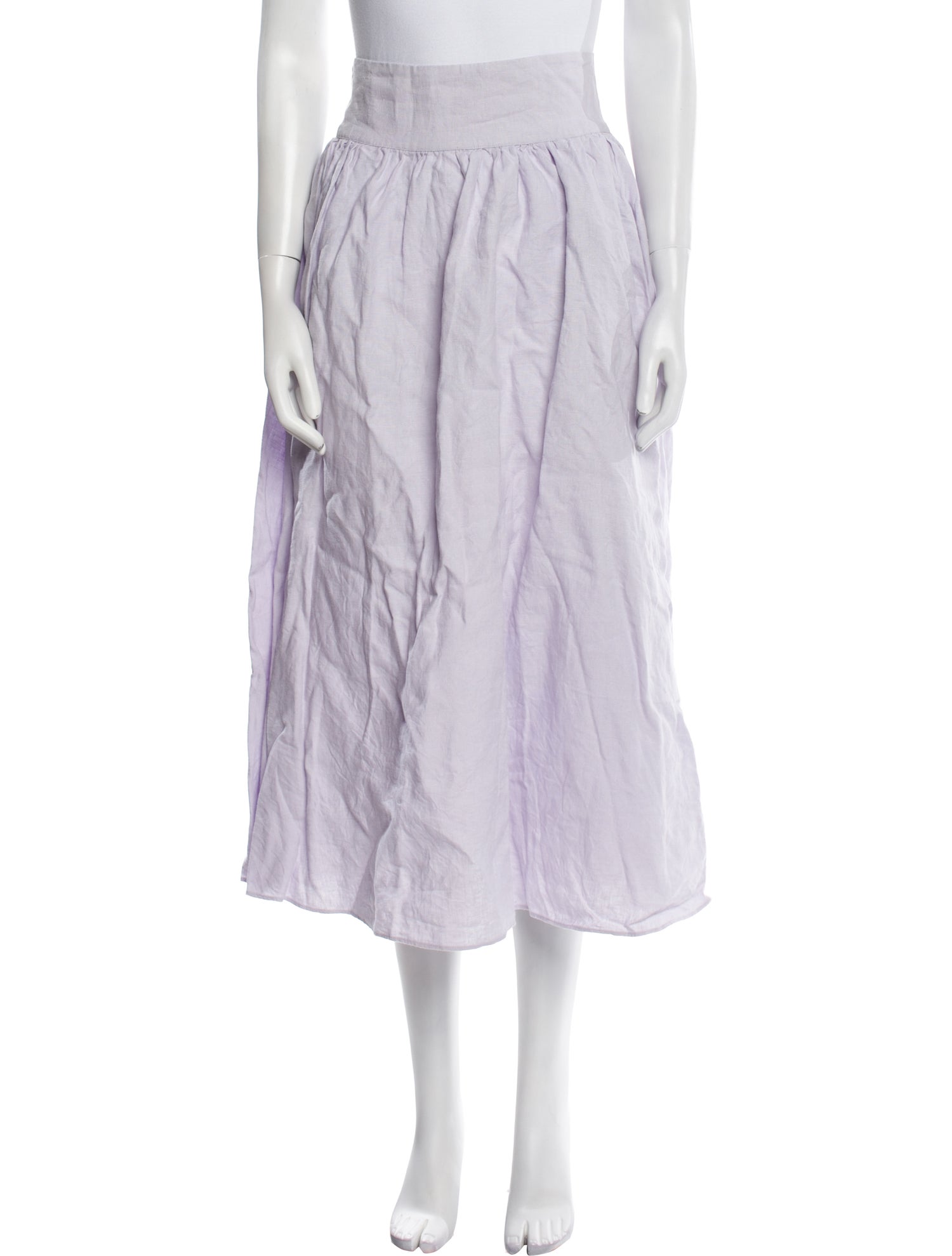 Posse Linen Midi Length Skirt