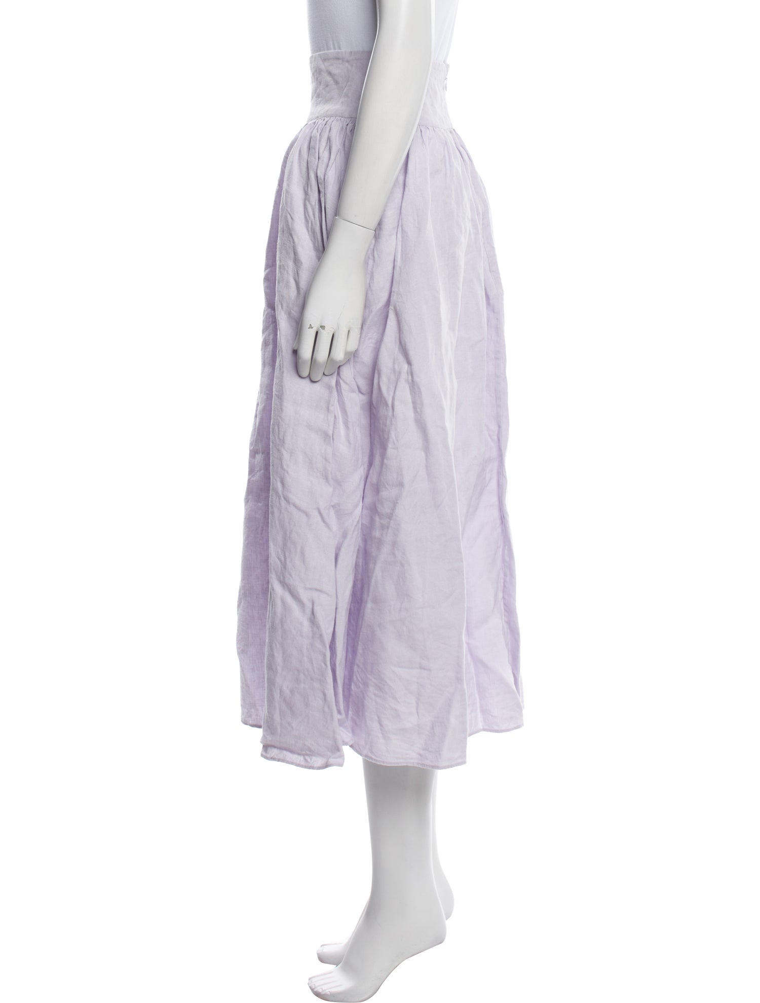 Posse Linen Midi Length Skirt