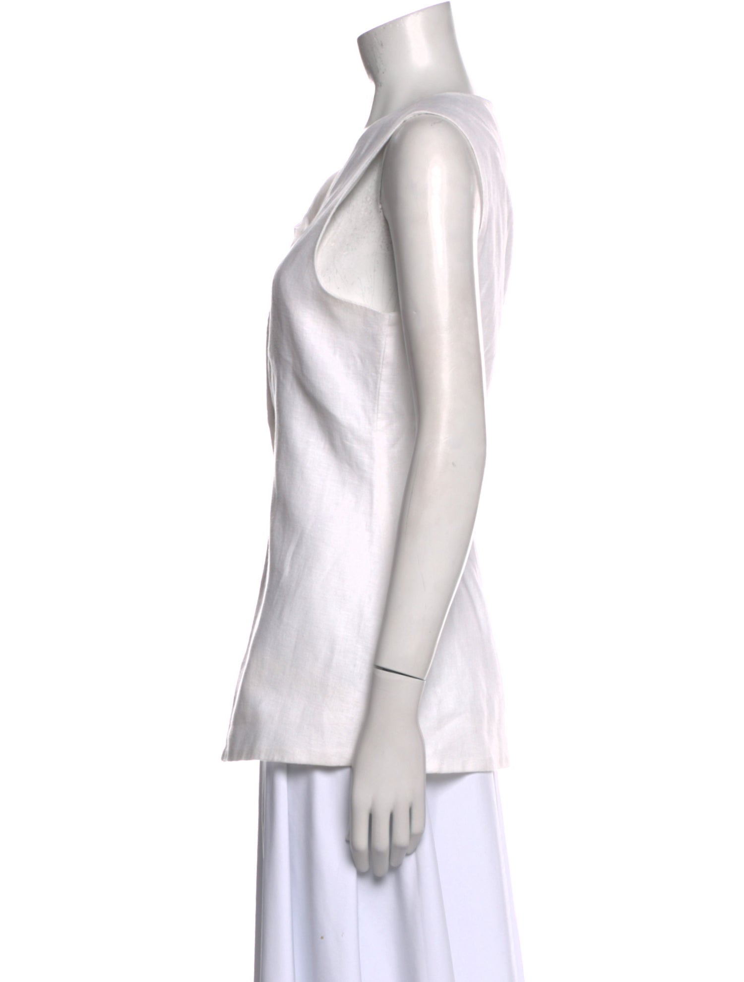 Posse Linen V-Neck Top