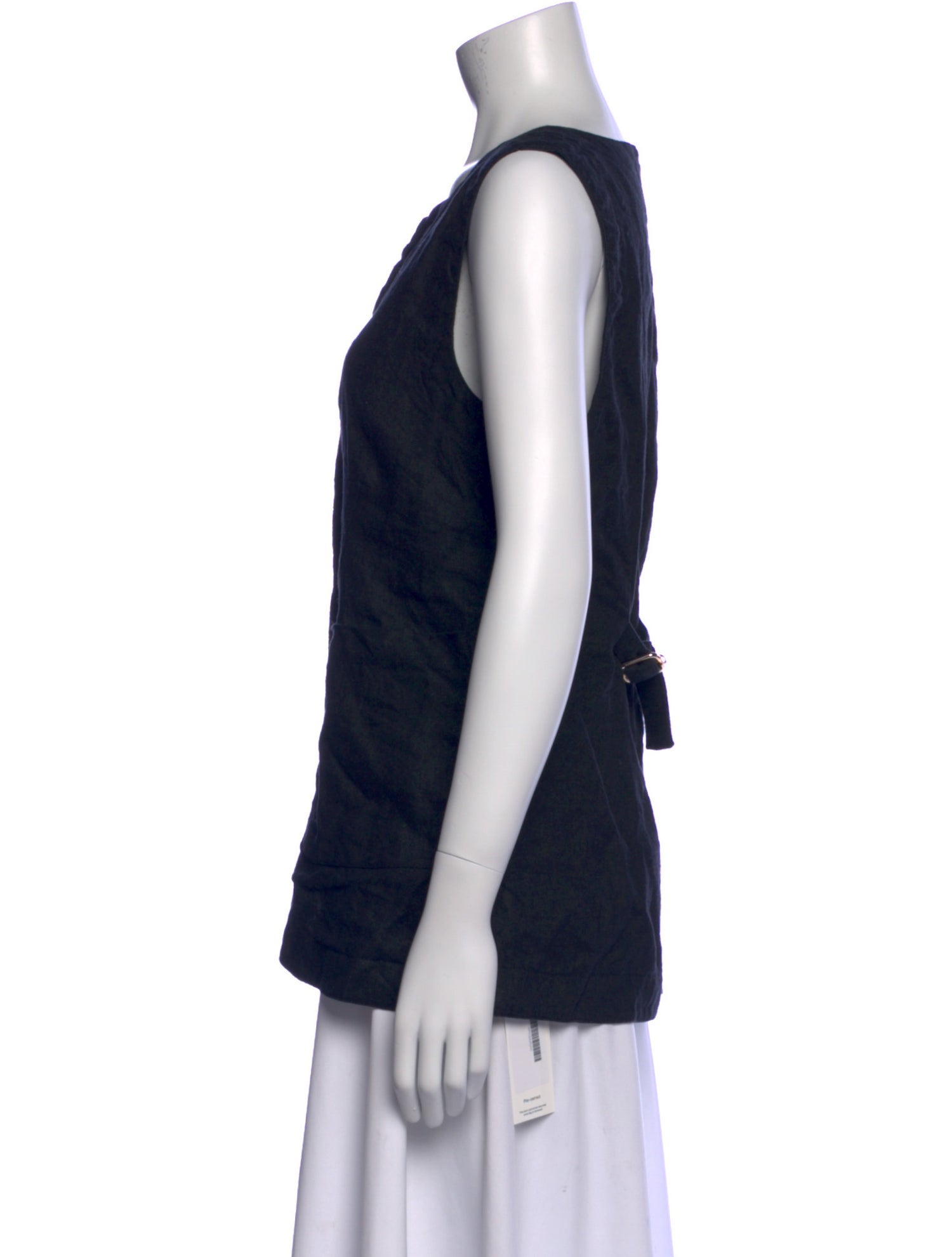 Posse Linen Square Neckline Top