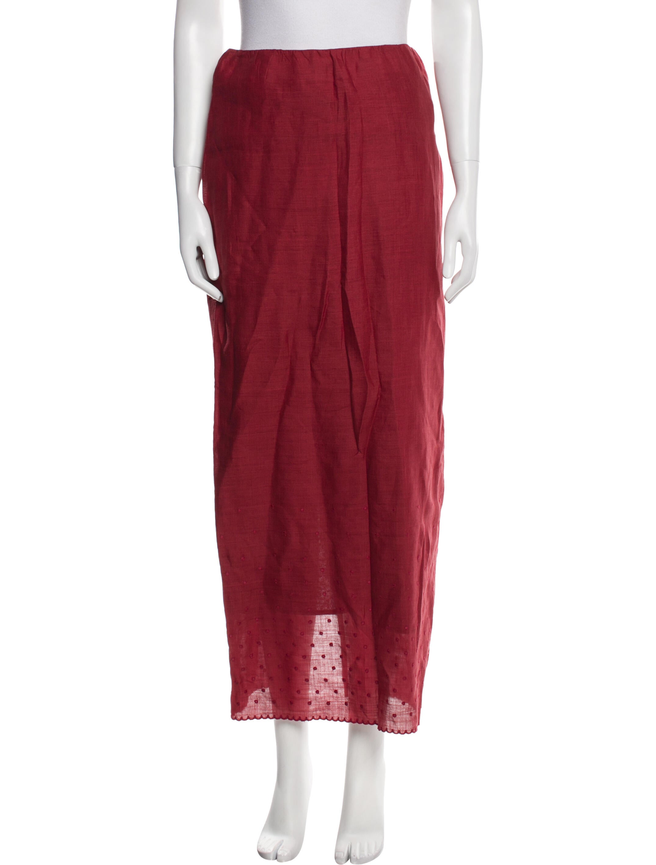 Posse Linen Ruffle Embellishment Skirt Set