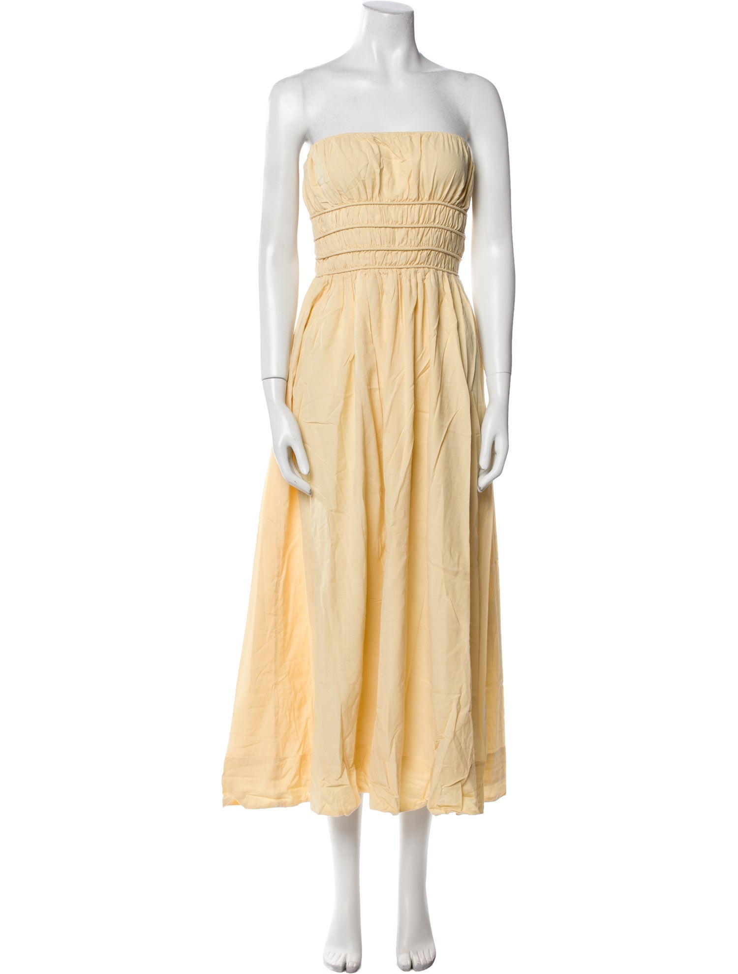 Posse Strapless Midi Length Dress