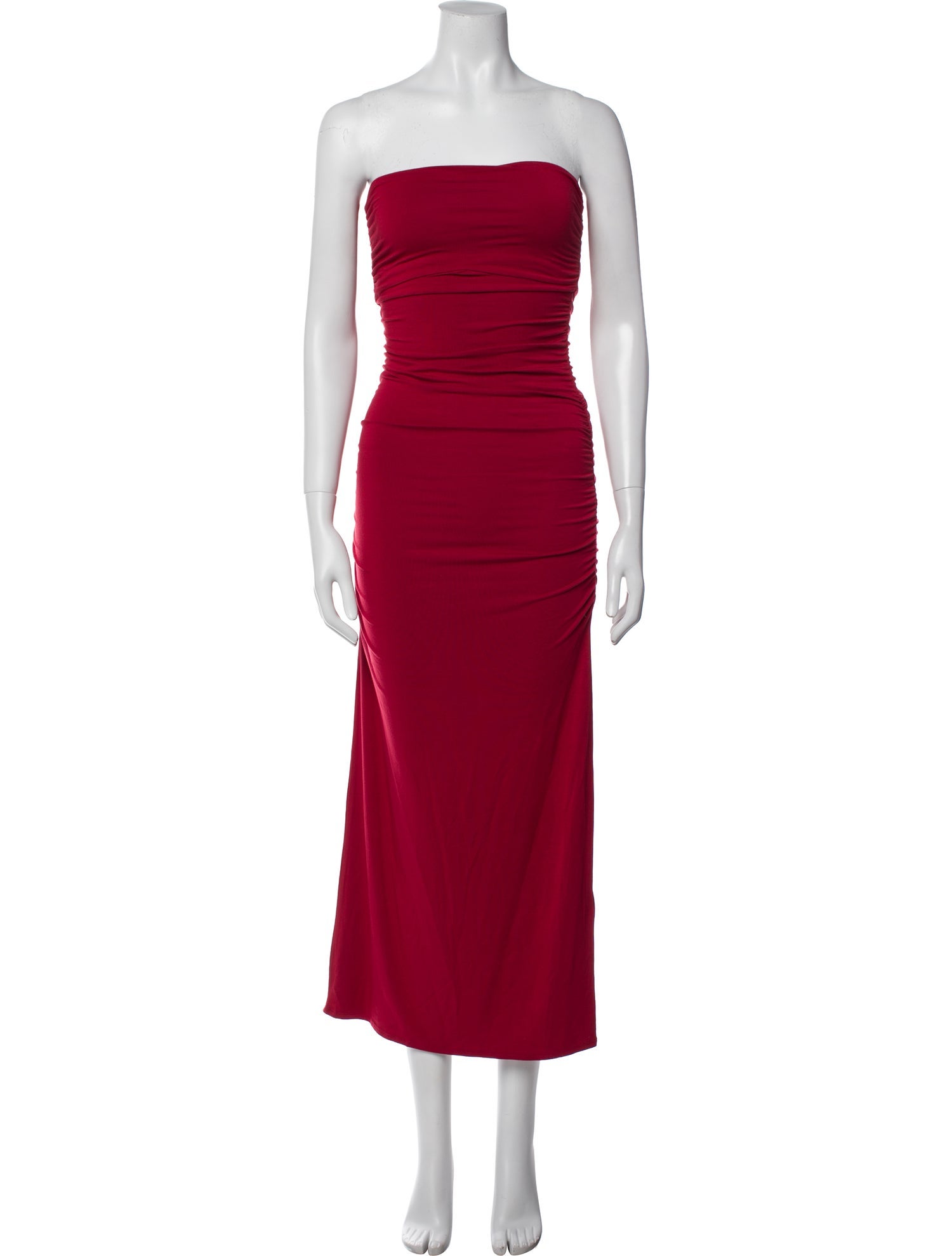 Posse Strapless Midi Length Dress