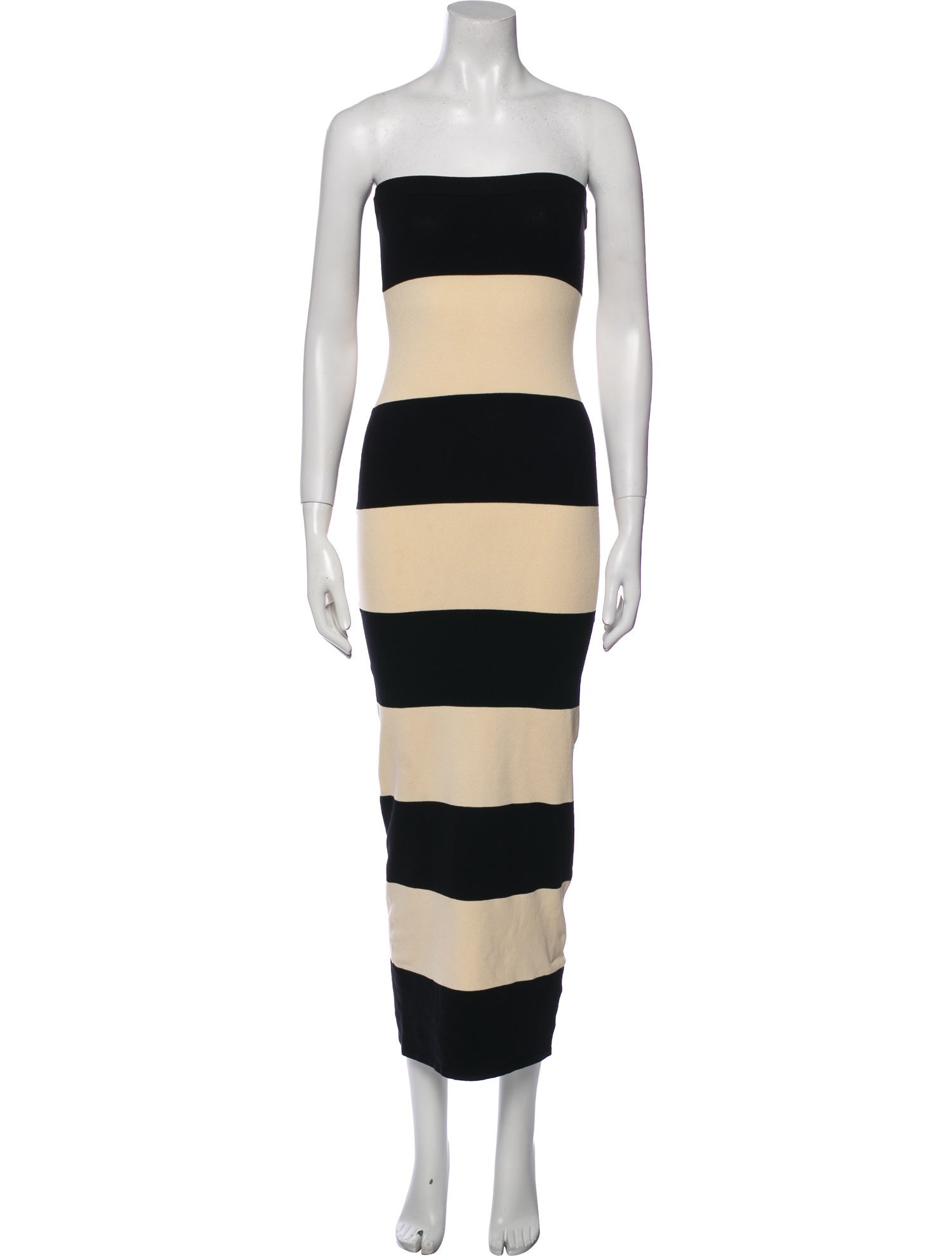 Posse Striped Midi Length Dress