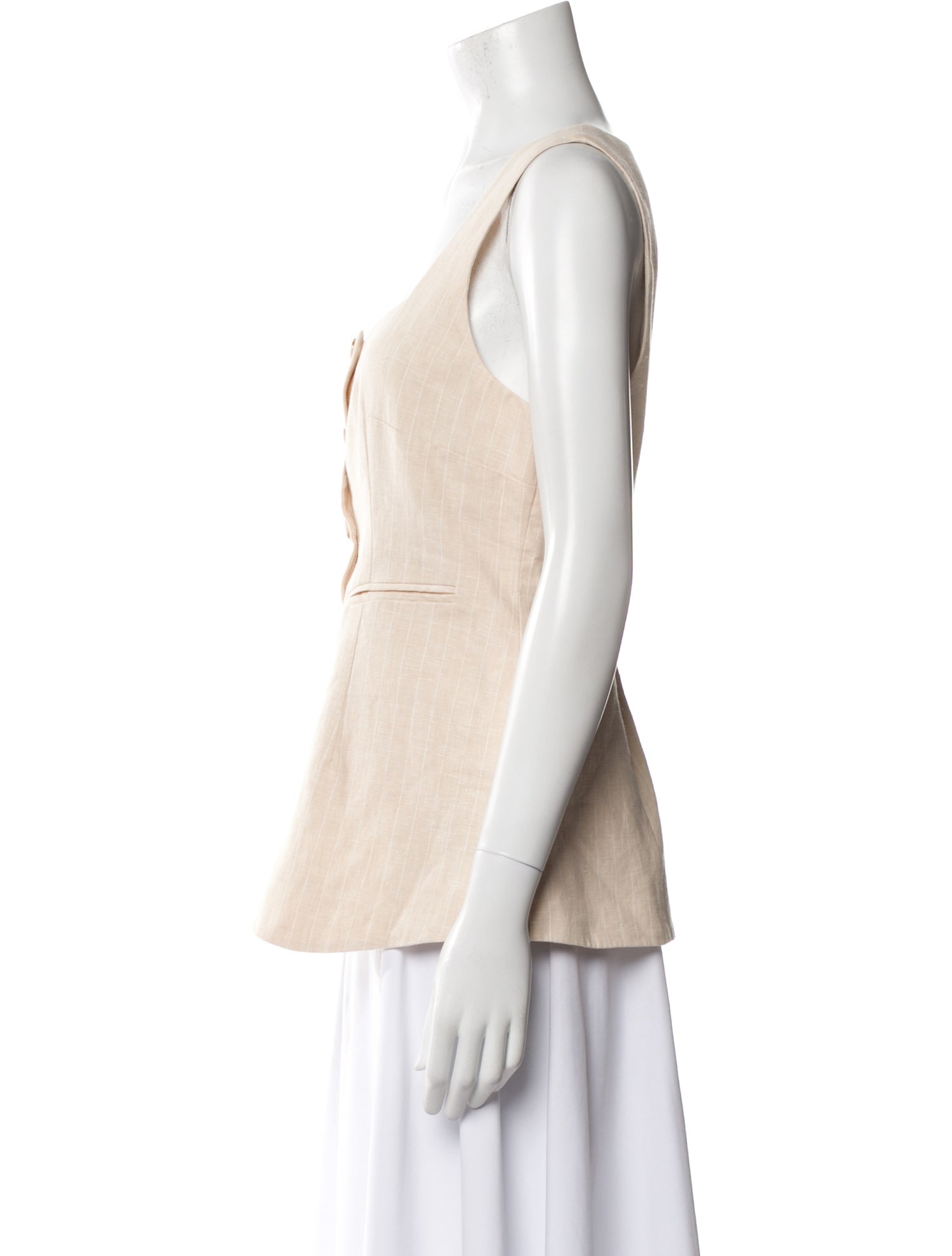 Posse Linen Square Neckline Top w/ Tags