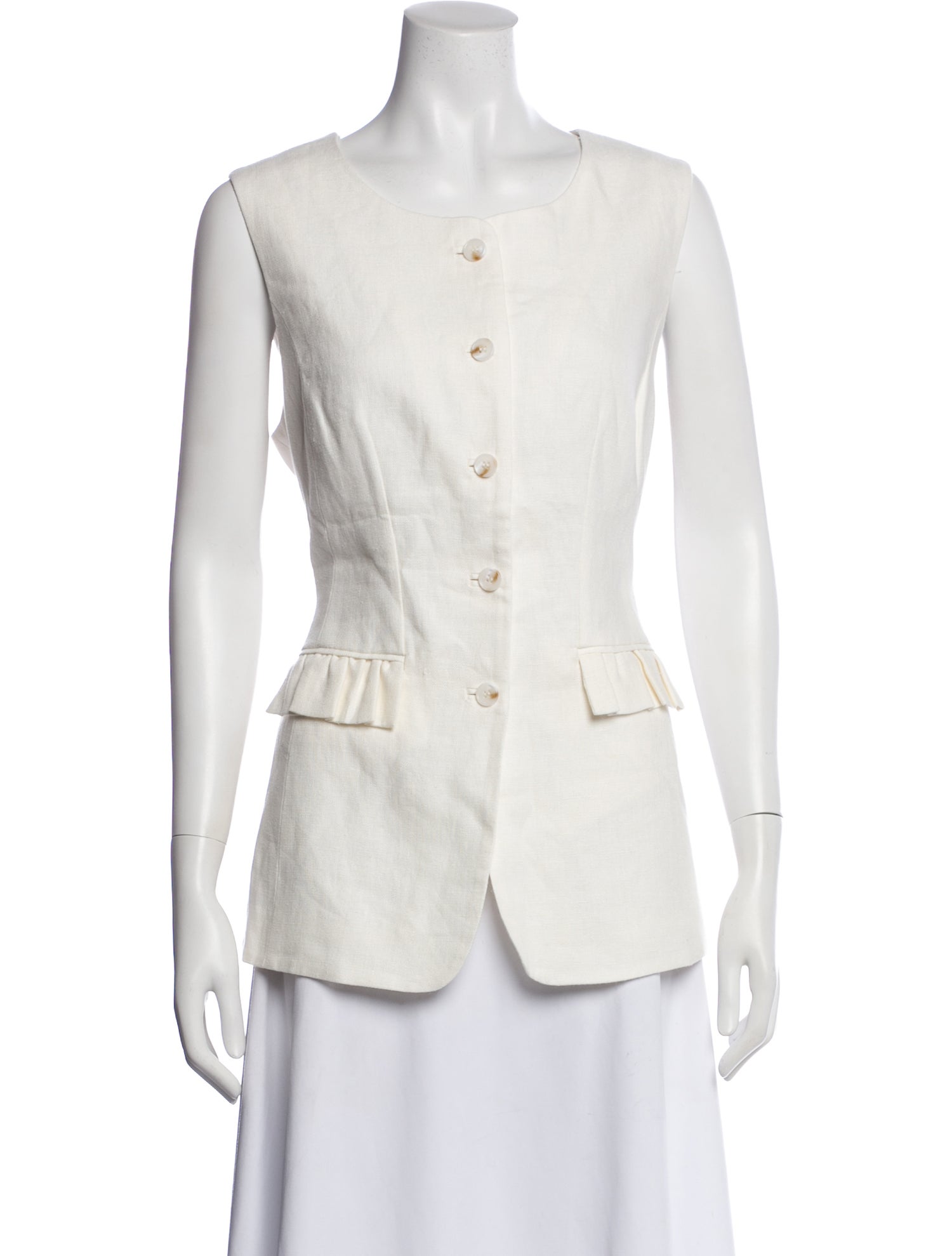 Posse Linen Crew Neck Blouse w/ Tags
