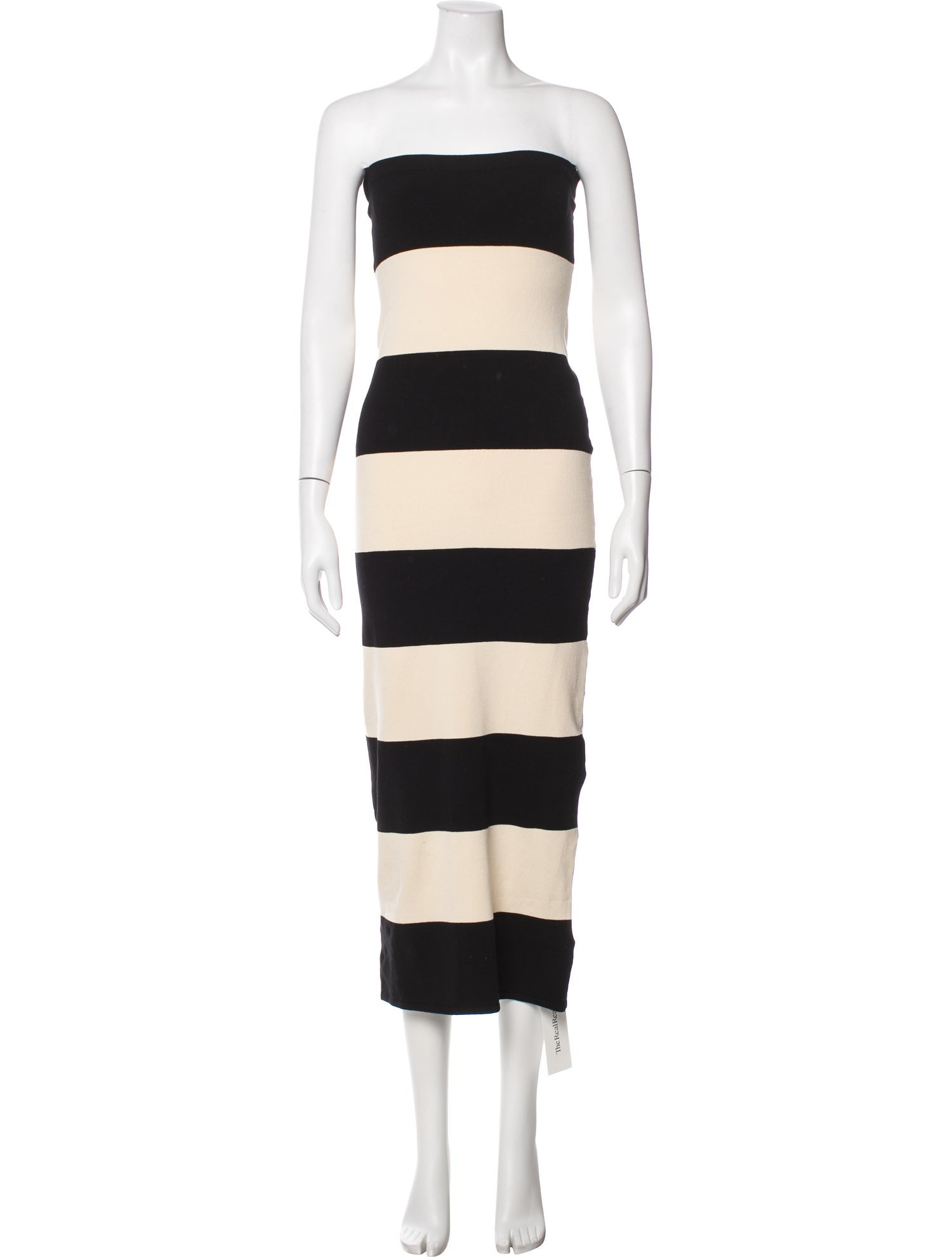 Posse Striped Midi Length Dress