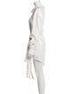 Piece of White Linen Mini Dress