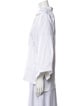 Piece of White Three-Quarter Sleeve Button-Up Top